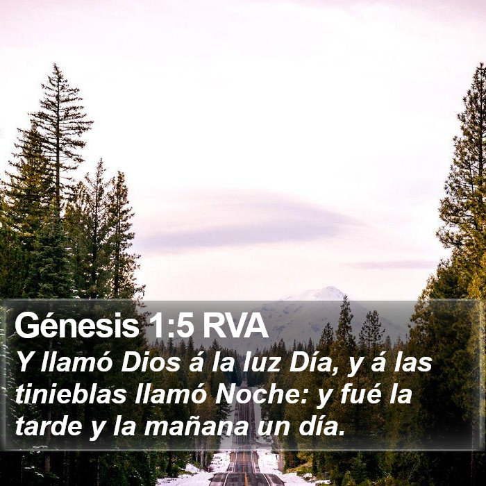 Génesis 1:5 RVA Bible Study