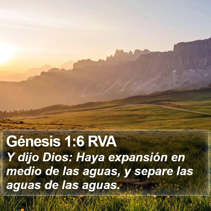 Génesis 1:6 RVA Bible Study