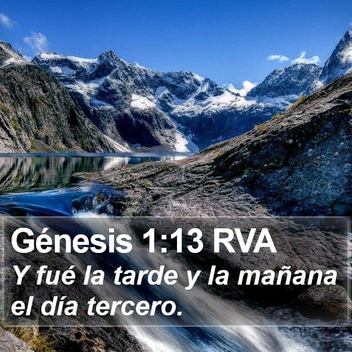 Génesis 1:13 RVA Bible Study