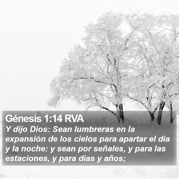 Génesis 1:14 RVA Bible Study