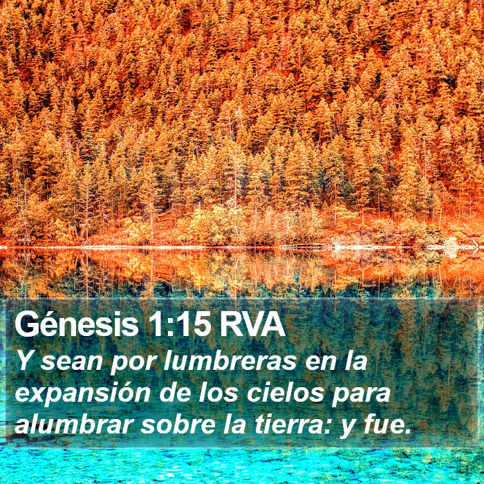 Génesis 1:15 RVA Bible Study