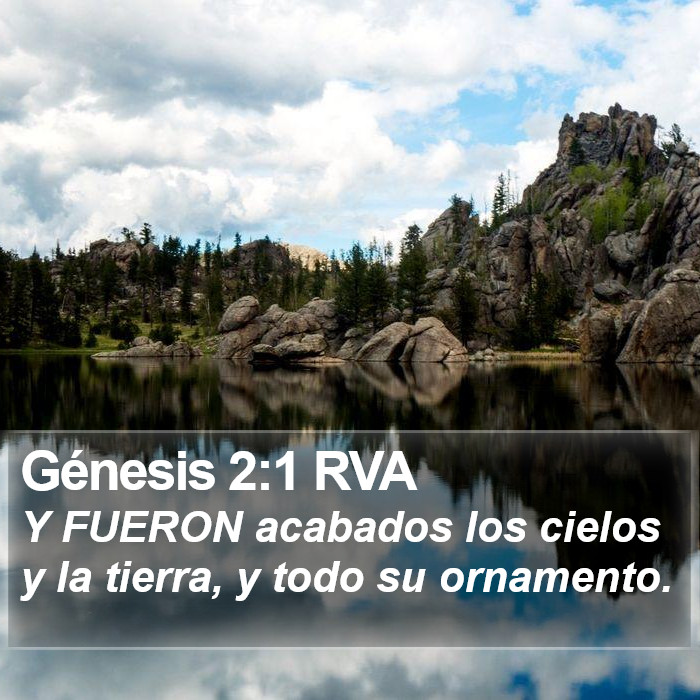 Génesis 2:1 RVA Bible Study