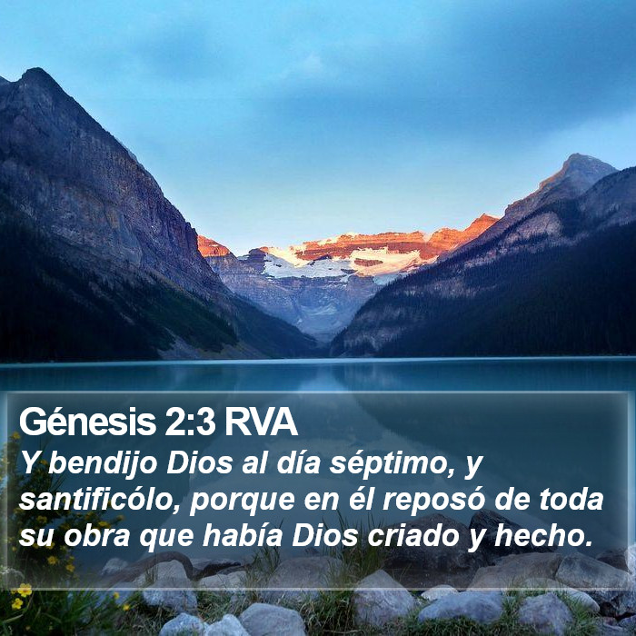 Génesis 2:3 RVA Bible Study