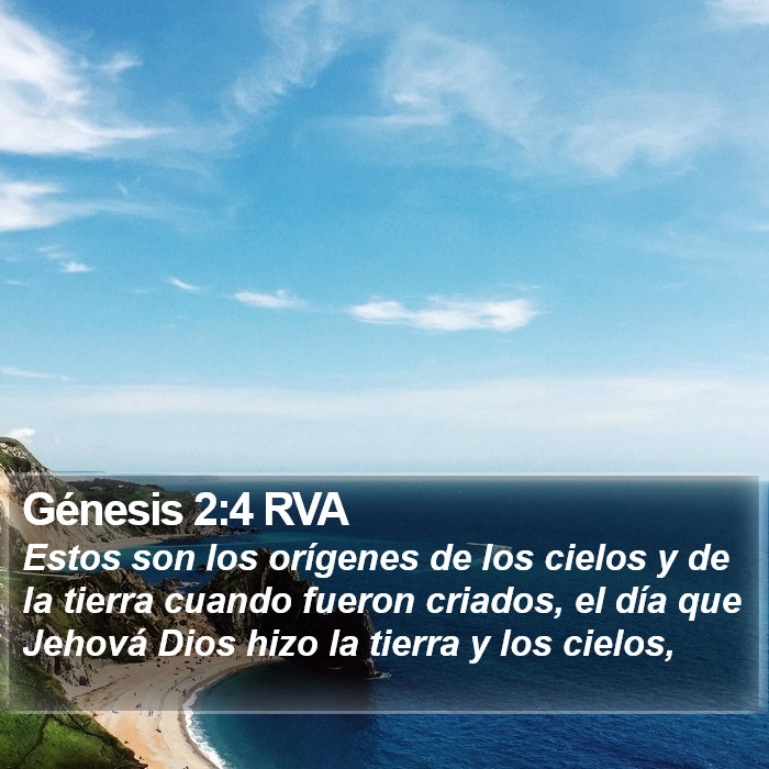 Génesis 2:4 RVA Bible Study