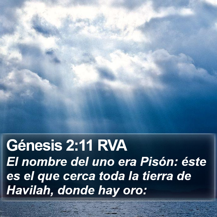 Génesis 2:11 RVA Bible Study