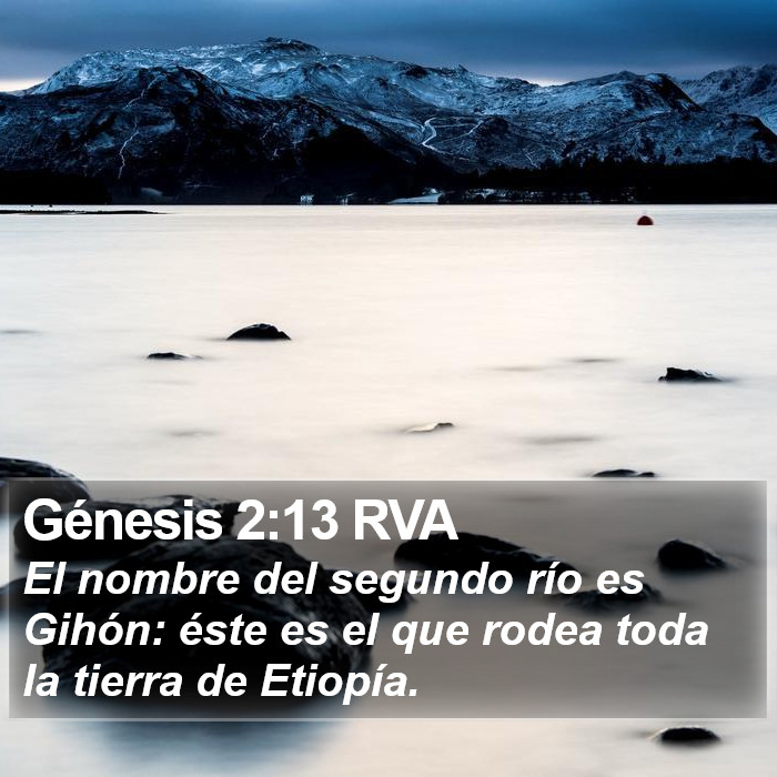 Génesis 2:13 RVA Bible Study