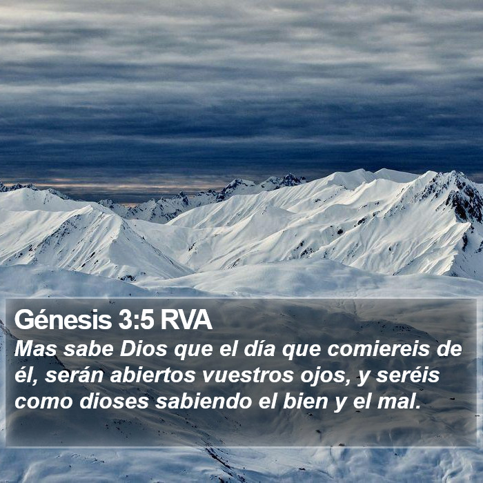 Génesis 3:5 RVA Bible Study