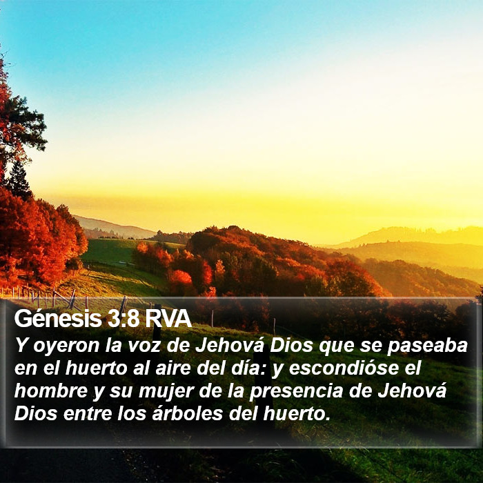 Génesis 3:8 RVA Bible Study