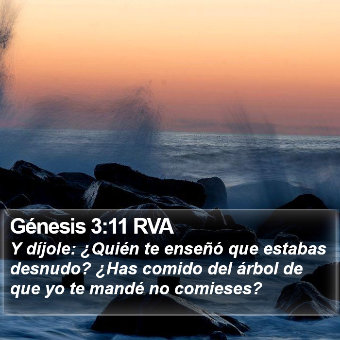 Génesis 3:11 RVA Bible Study