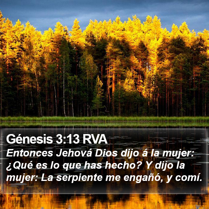 Génesis 3:13 RVA Bible Study