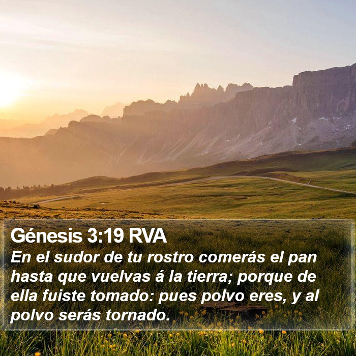 Génesis 3:19 RVA Bible Study