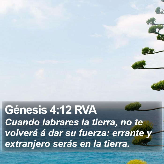 Génesis 4:12 RVA Bible Study