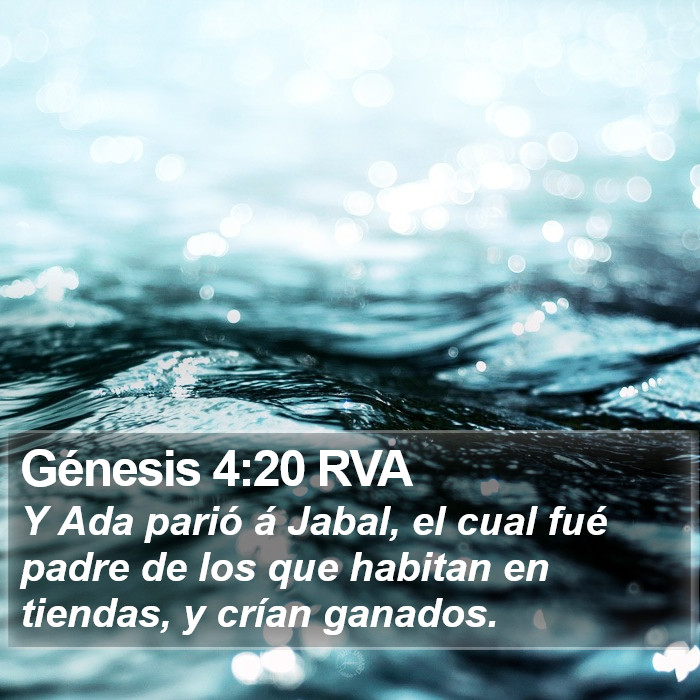 Génesis 4:20 RVA Bible Study