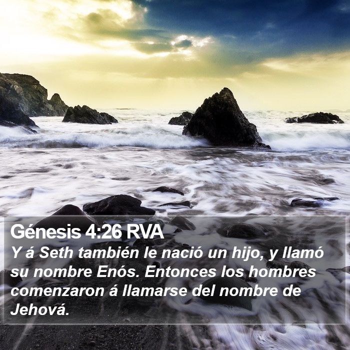 Génesis 4:26 RVA Bible Study