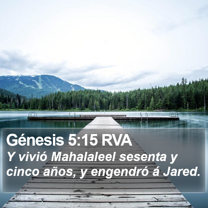 Génesis 5:15 RVA Bible Study