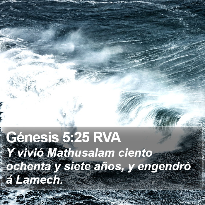 Génesis 5:25 RVA Bible Study