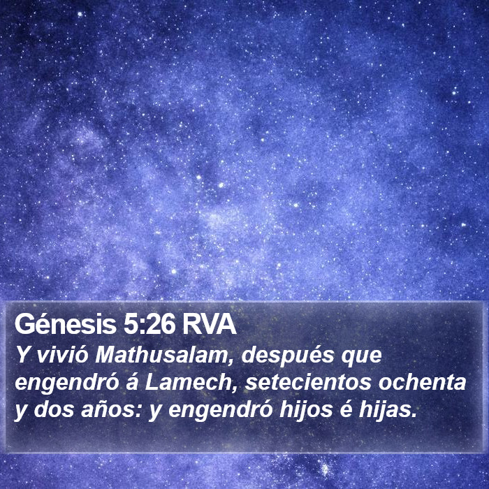 Génesis 5:26 RVA Bible Study