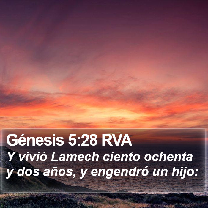 Génesis 5:28 RVA Bible Study