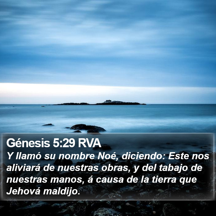 Génesis 5:29 RVA Bible Study