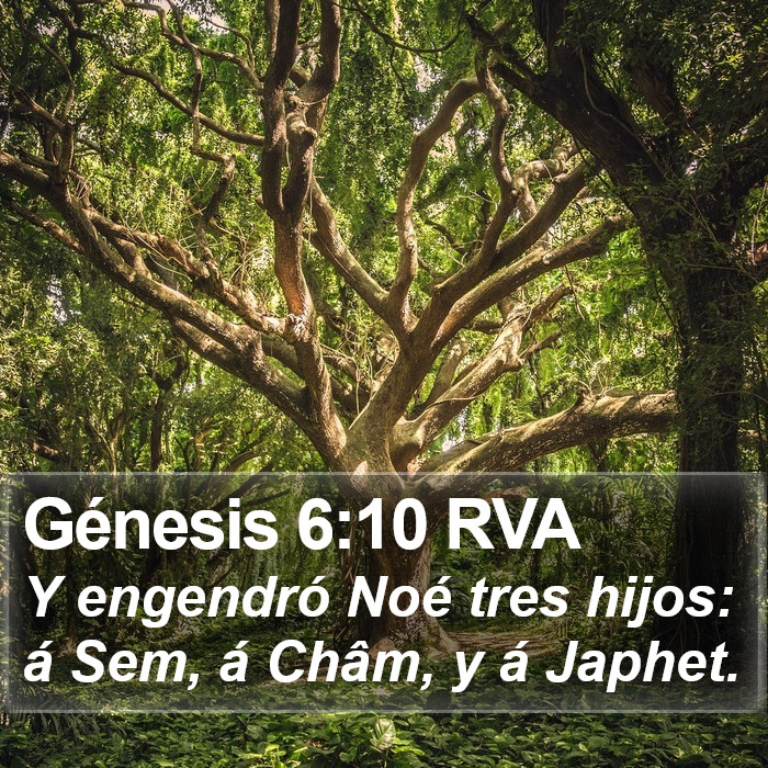 Génesis 6:10 RVA Bible Study