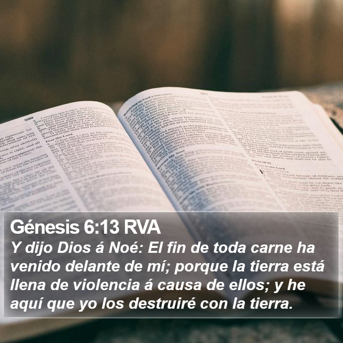 Génesis 6:13 RVA Bible Study