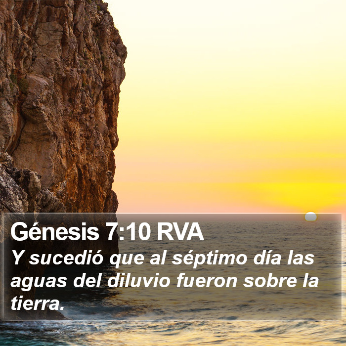 Génesis 7:10 RVA Bible Study