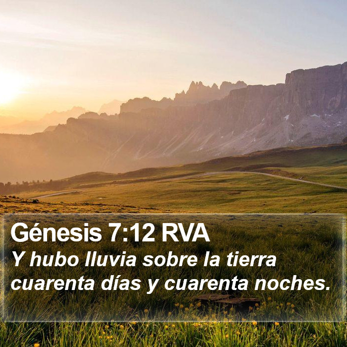Génesis 7:12 RVA Bible Study