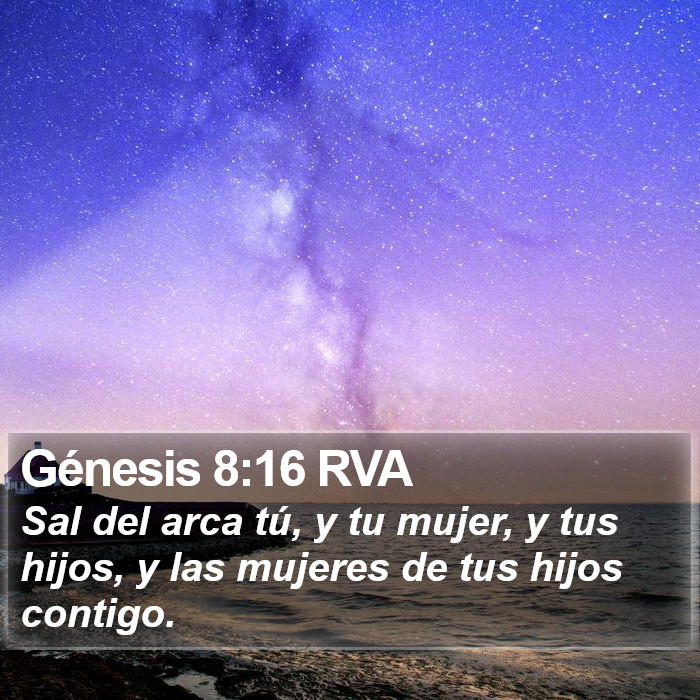 Génesis 8:16 RVA Bible Study