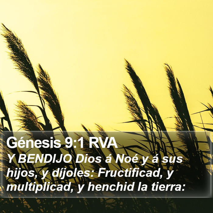 Génesis 9:1 RVA Bible Study