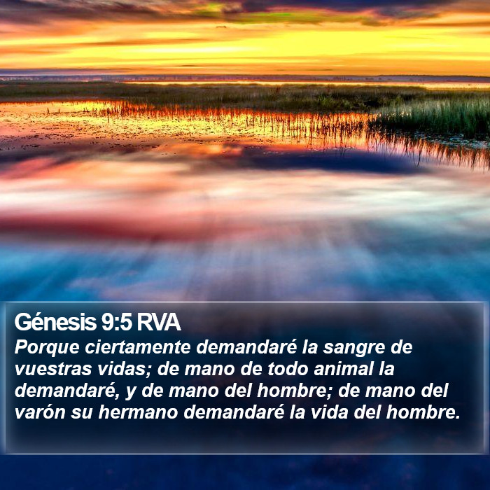 Génesis 9:5 RVA Bible Study