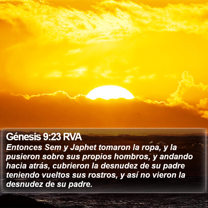 Génesis 9:23 RVA Bible Study