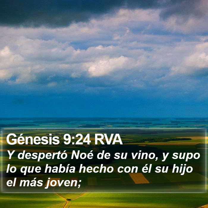 Génesis 9:24 RVA Bible Study