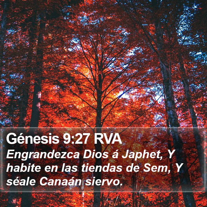 Génesis 9:27 RVA Bible Study