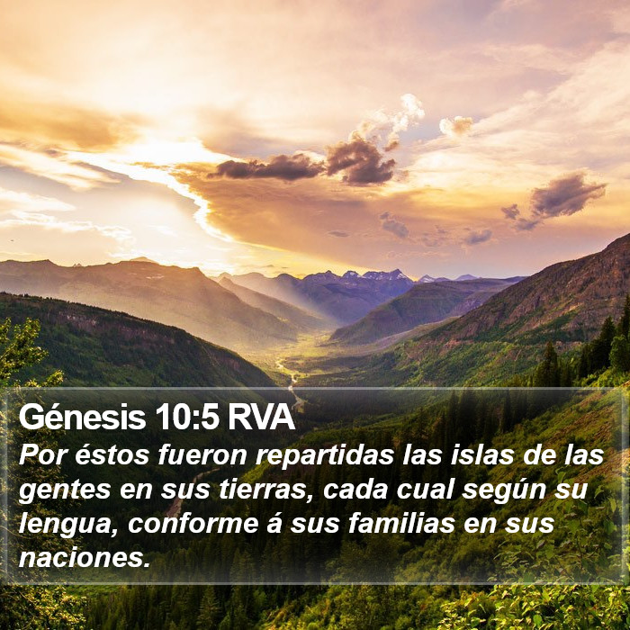 Génesis 10:5 RVA Bible Study