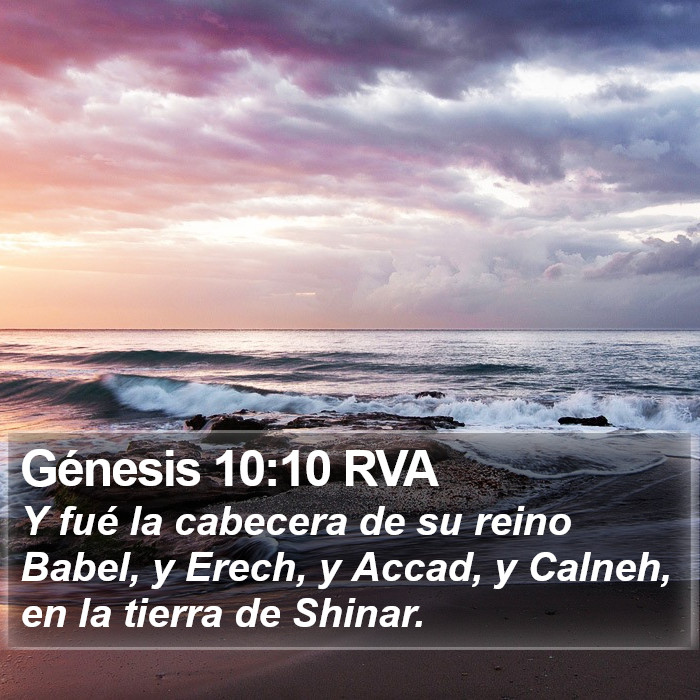 Génesis 10:10 RVA Bible Study