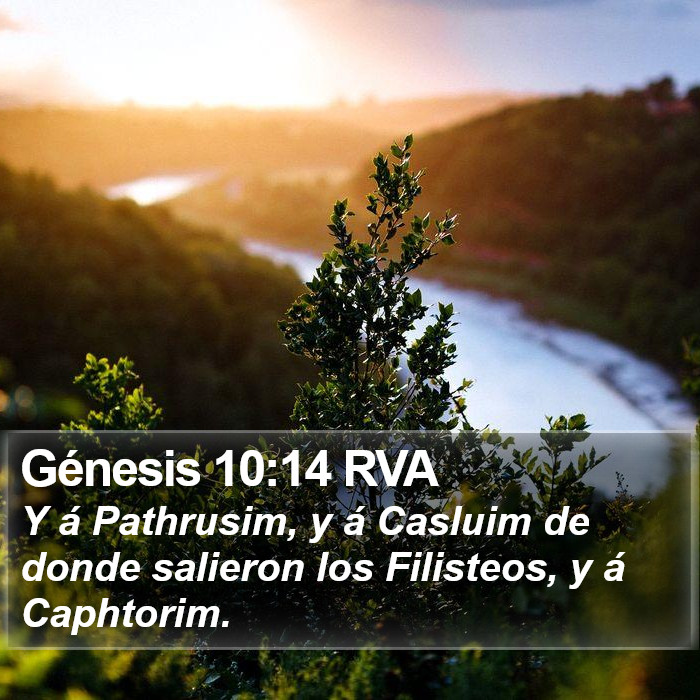 Génesis 10:14 RVA Bible Study