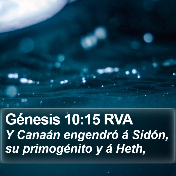 Génesis 10:15 RVA Bible Study