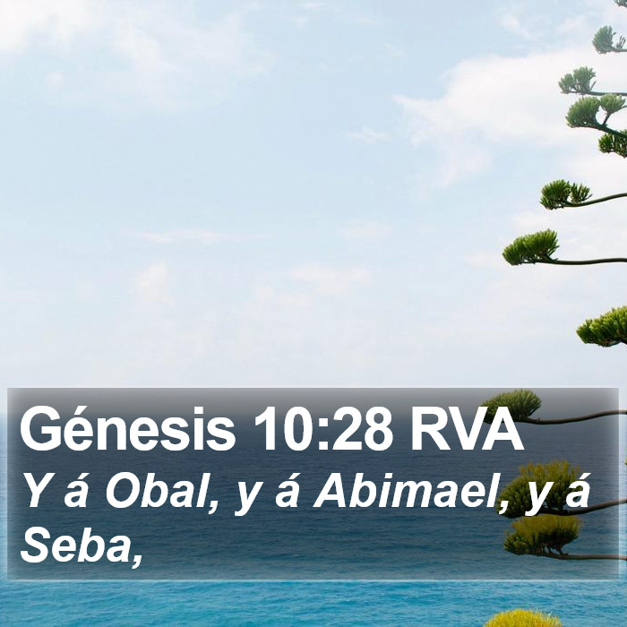 Génesis 10:28 RVA Bible Study