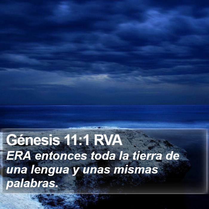 Génesis 11:1 RVA Bible Study