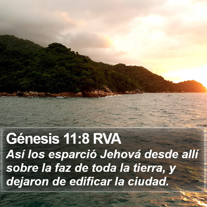 Génesis 11:8 RVA Bible Study