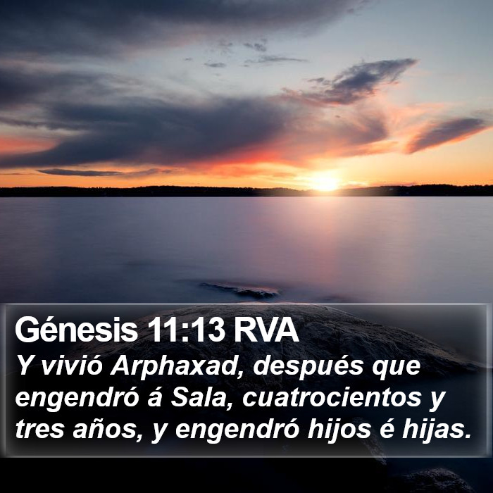 Génesis 11:13 RVA Bible Study