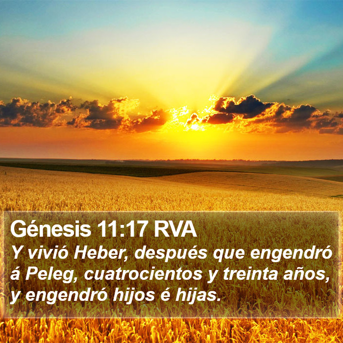 Génesis 11:17 RVA Bible Study