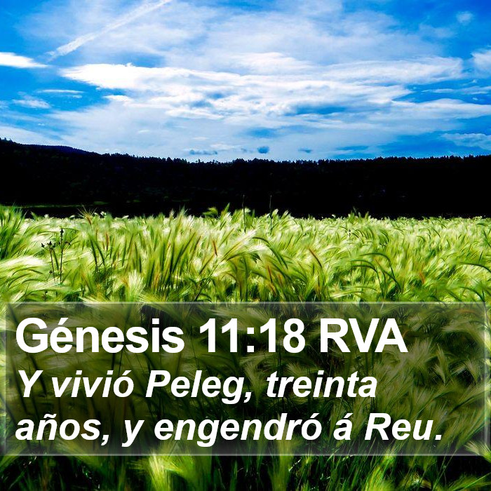 Génesis 11:18 RVA Bible Study