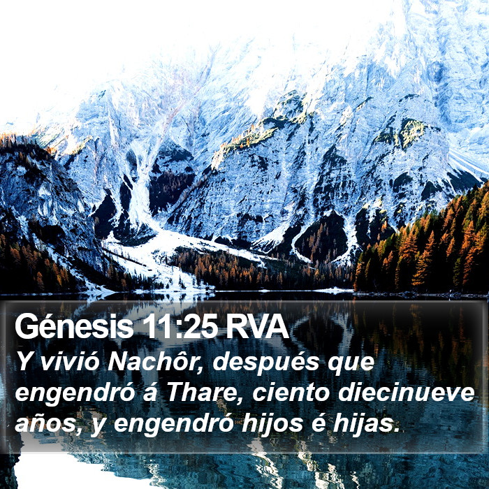 Génesis 11:25 RVA Bible Study