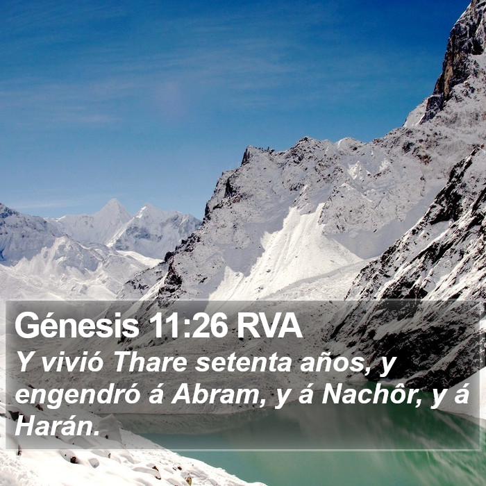 Génesis 11:26 RVA Bible Study