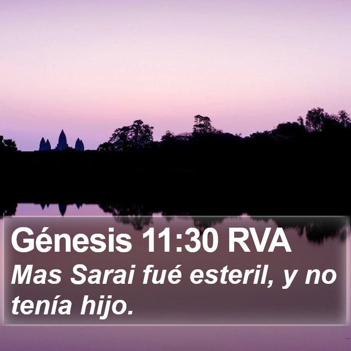 Génesis 11:30 RVA Bible Study