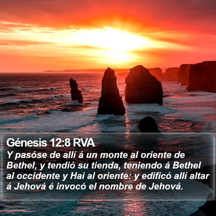 Génesis 12:8 RVA Bible Study