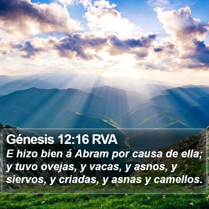 Génesis 12:16 RVA Bible Study