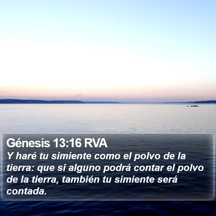 Génesis 13:16 RVA Bible Study