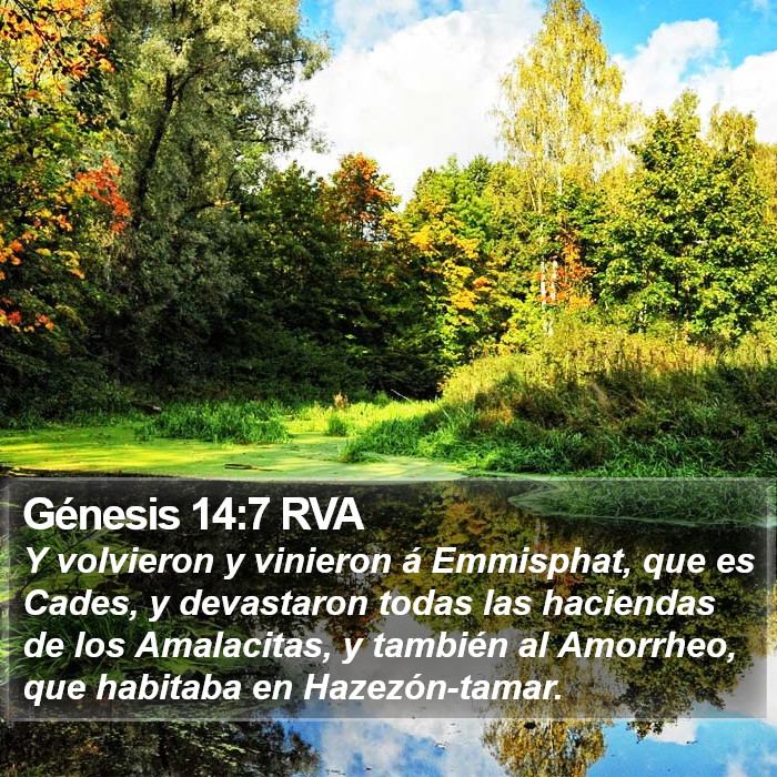 Génesis 14:7 RVA Bible Study